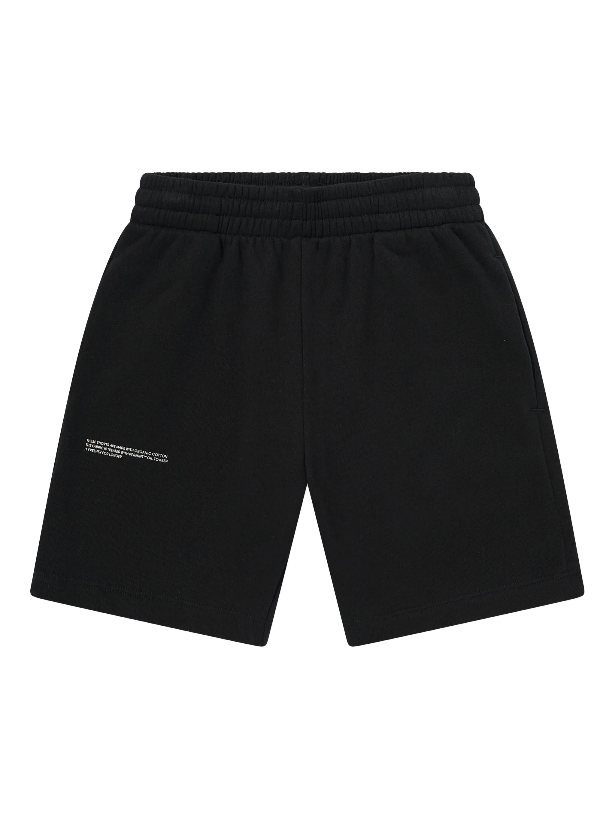 Спортивные шорты с логотипом Pangaia Kids, черный