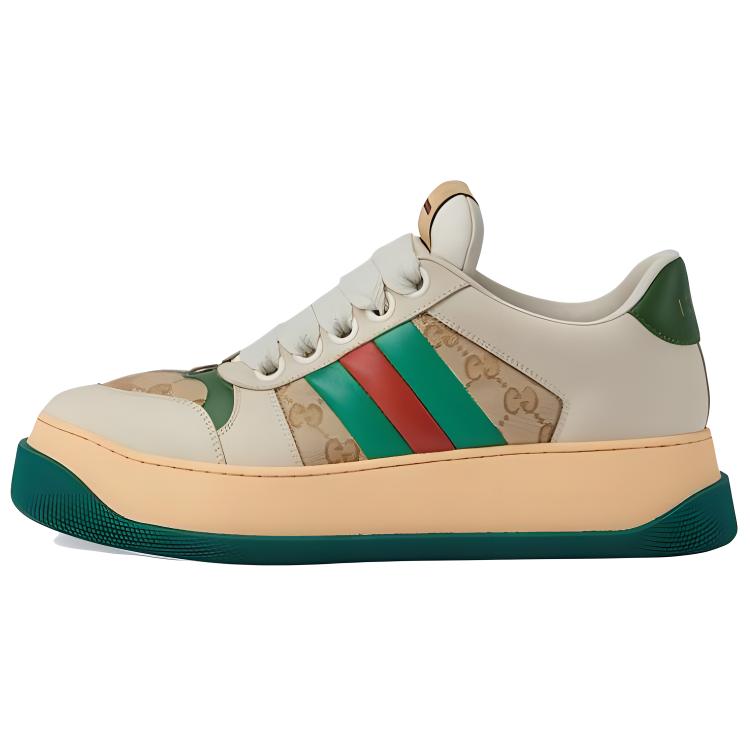 

GUCCI Кроссовки Screener 'GG Motif Beige Green'