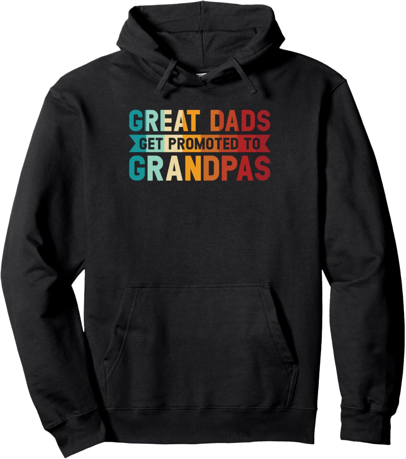 

Великие мужчины становятся дедушками, дедушкина толстовка Grandpa & Grandad Gift Ideas, черный