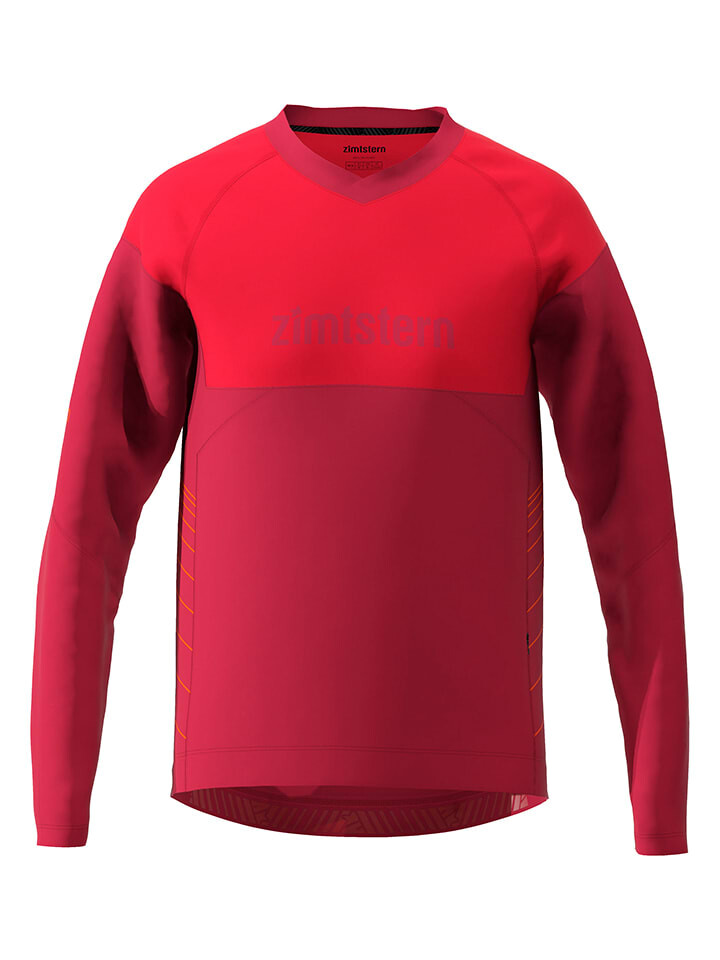 

Лонгслив Zimtstern Fahrradshirt Bulletz, красный