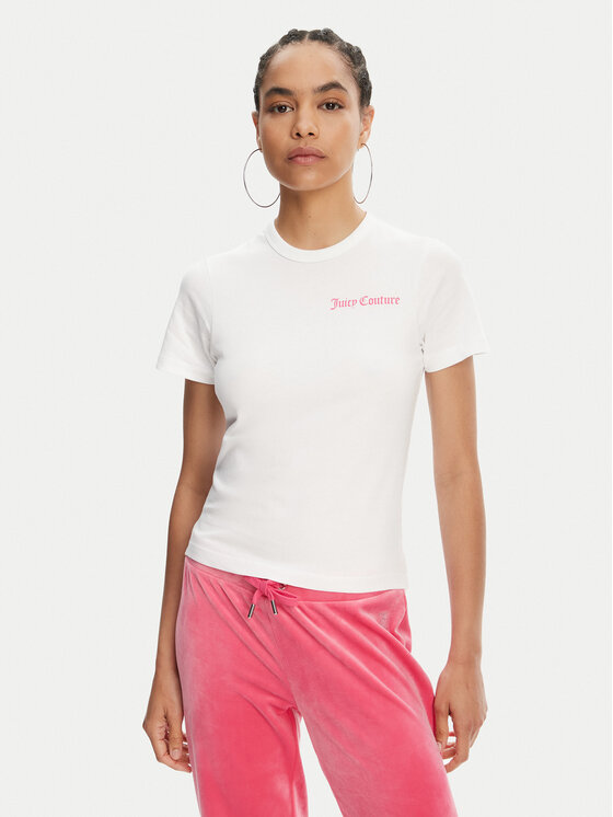 

Футболка обычного кроя La Beach JCWCT125319 Juicy Couture, белый