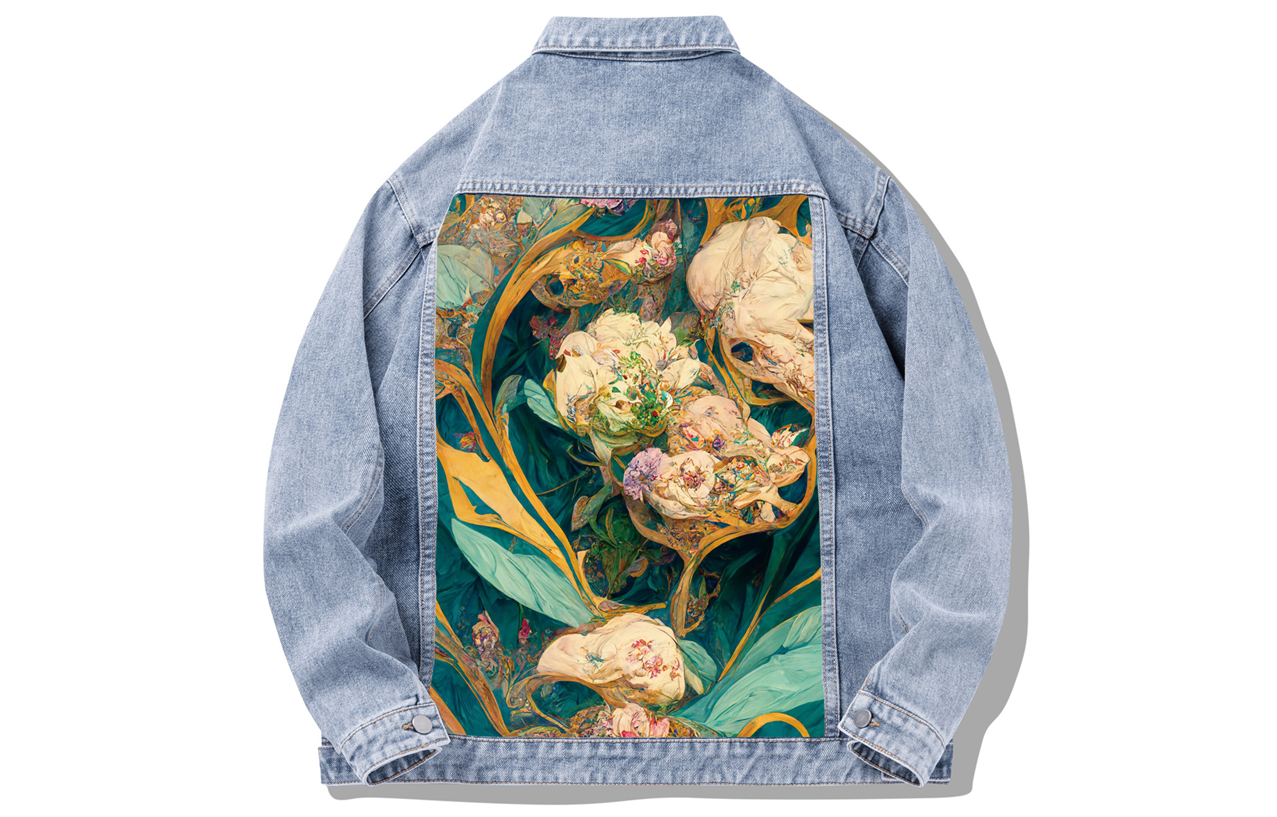 

Джинсовая куртка унисекс BEENTRILL, Washed White