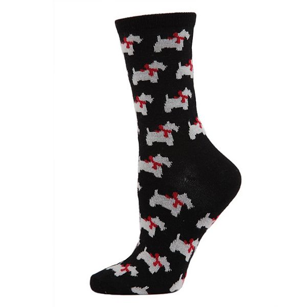 

Женские носки с ленточным воротником из кашемировой смеси Memoi, Black