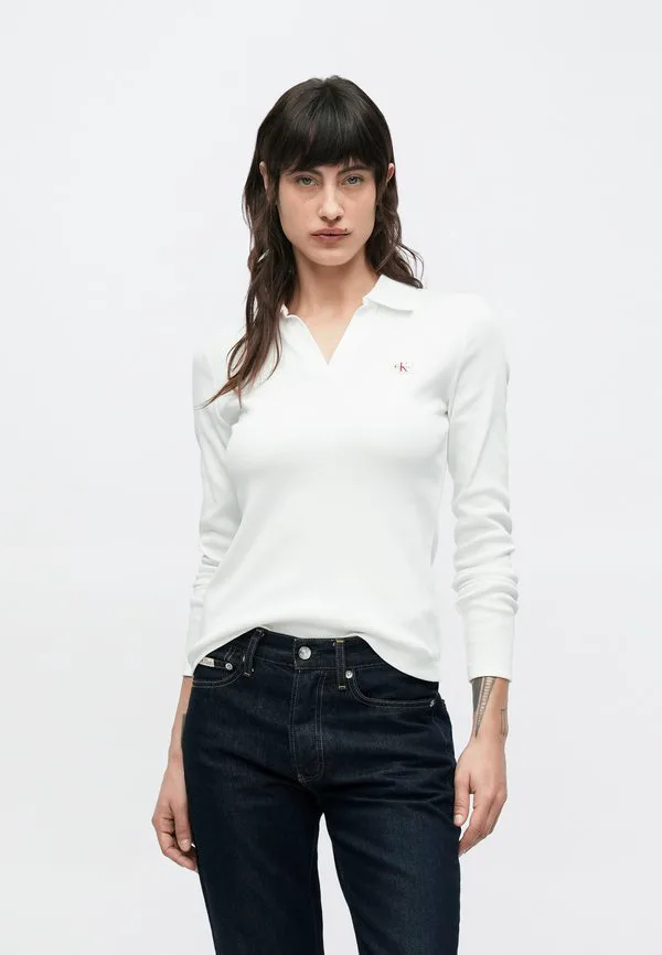 

Футболка с длинными рукавами johnny Calvin Klein Jeans, Brilliant White, Белый, Футболка с длинными рукавами johnny Calvin Klein Jeans, Brilliant White