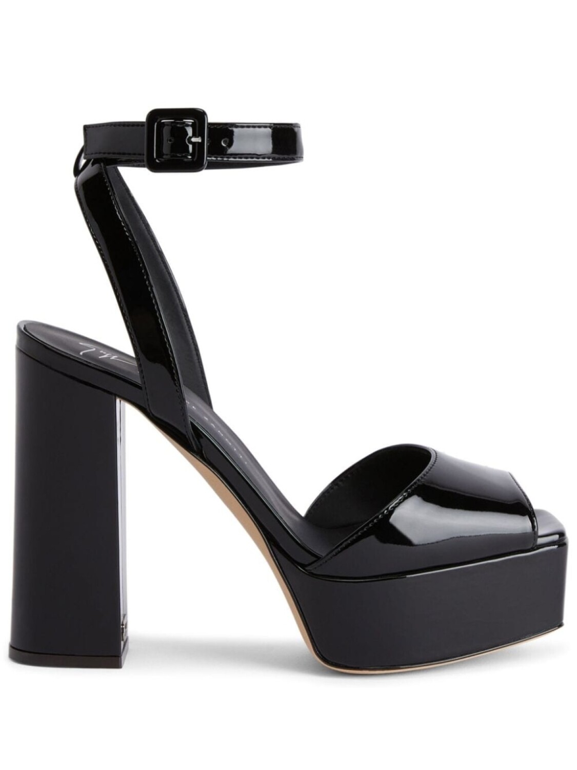 

Giuseppe Zanotti босоножки New Betty 120 с открытым носком, черный