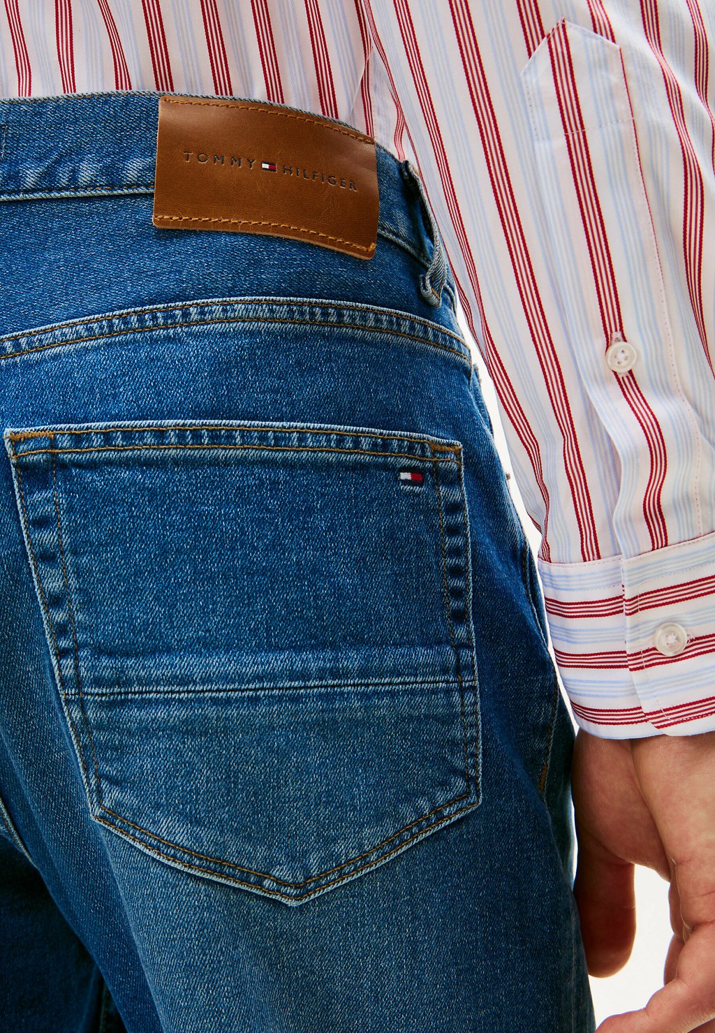 Джинсы облегающего кроя HARLEM FADED Tommy Hilfiger, синий — фото 4