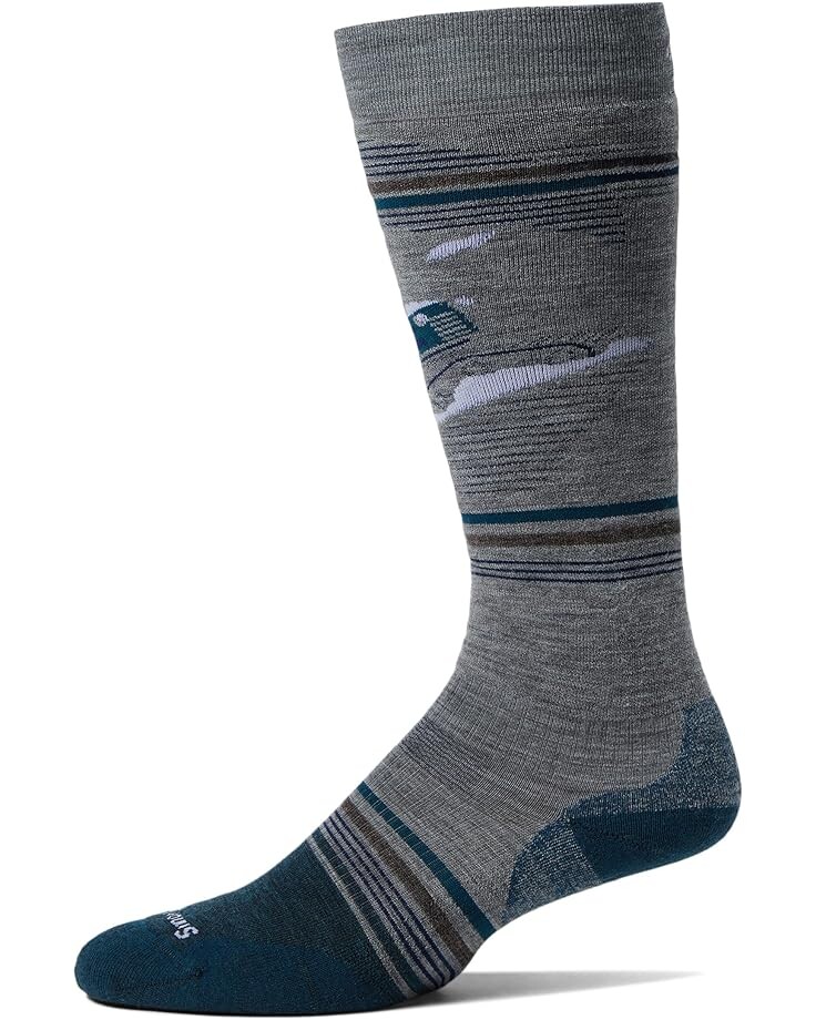 

Носки Smartwool Snowboard Targeted Cushion Piste Machine Over-the-Calf, цвет Light Gray