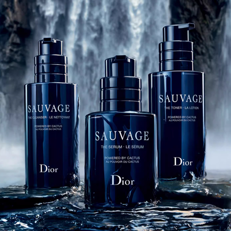 Набор для ухода за кожей sample skincare set wildland очищающее средство water hydrating cleanser 45 мл + тоник 45 мл + сыворотки 45 мл DIOR — фото 3