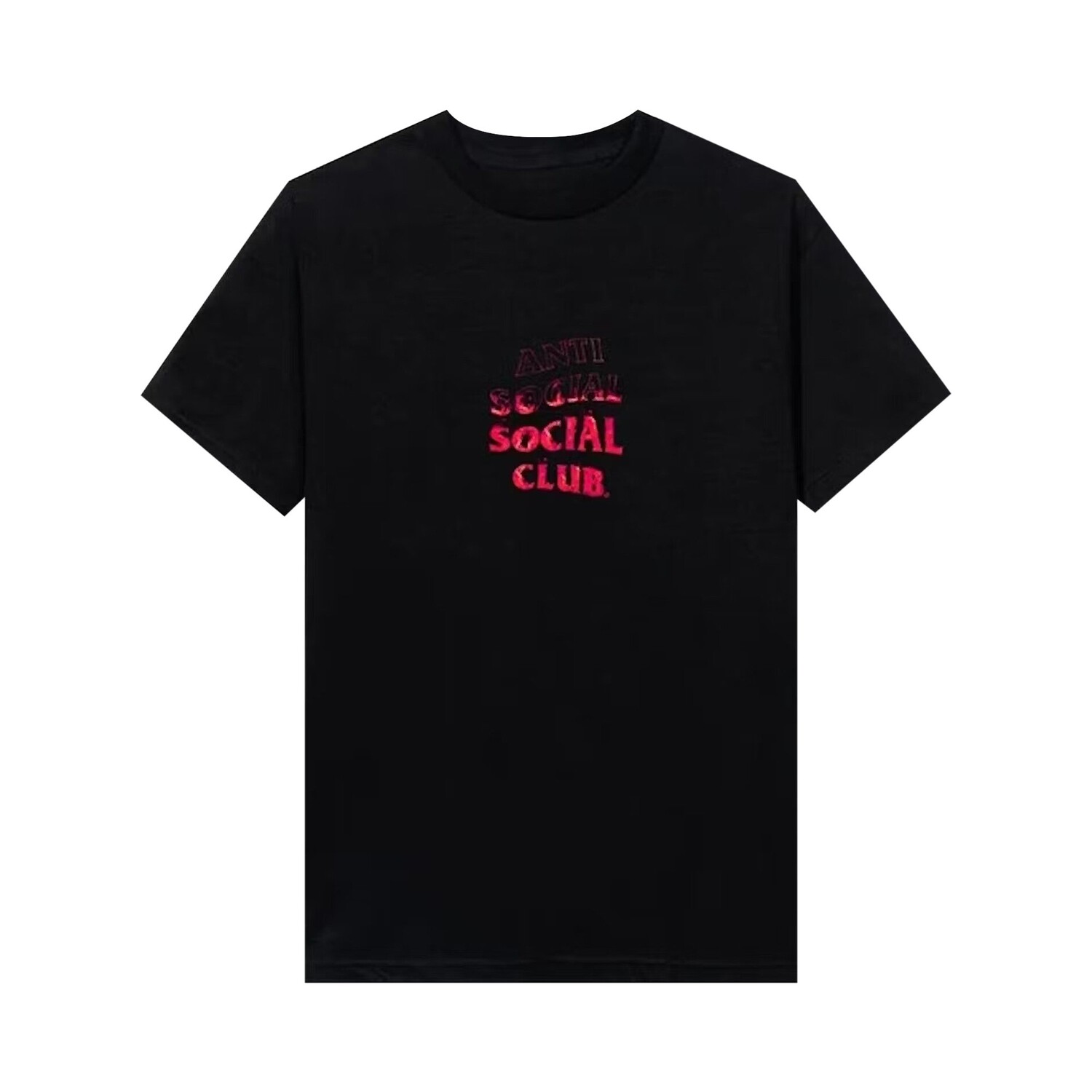 

Футболка Anti Social Social Club Fire Inside розового цвета Черный