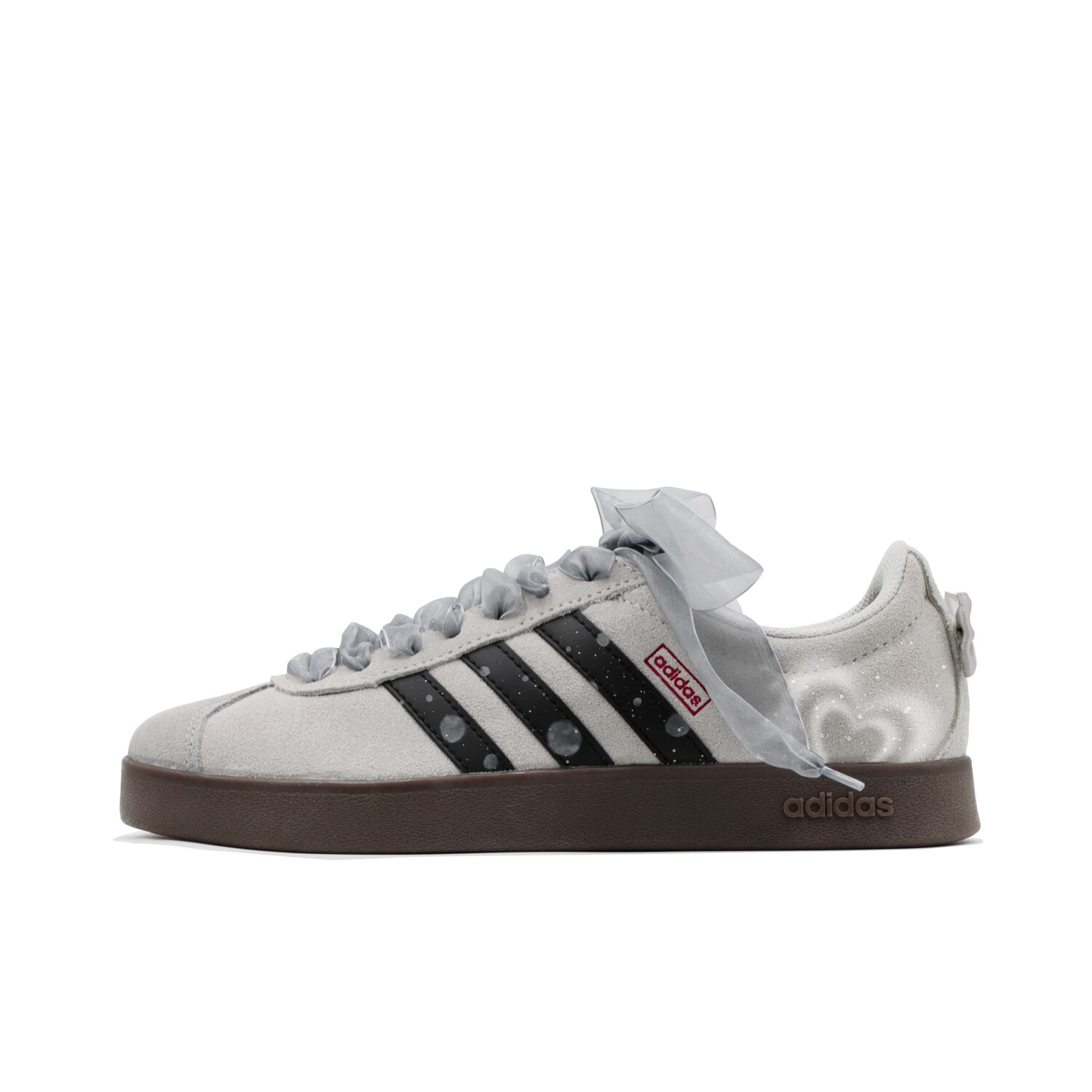 

Кроссовки adidas Vl Court Skateboarding Shoes Unisex Low-top White/gray, серый
