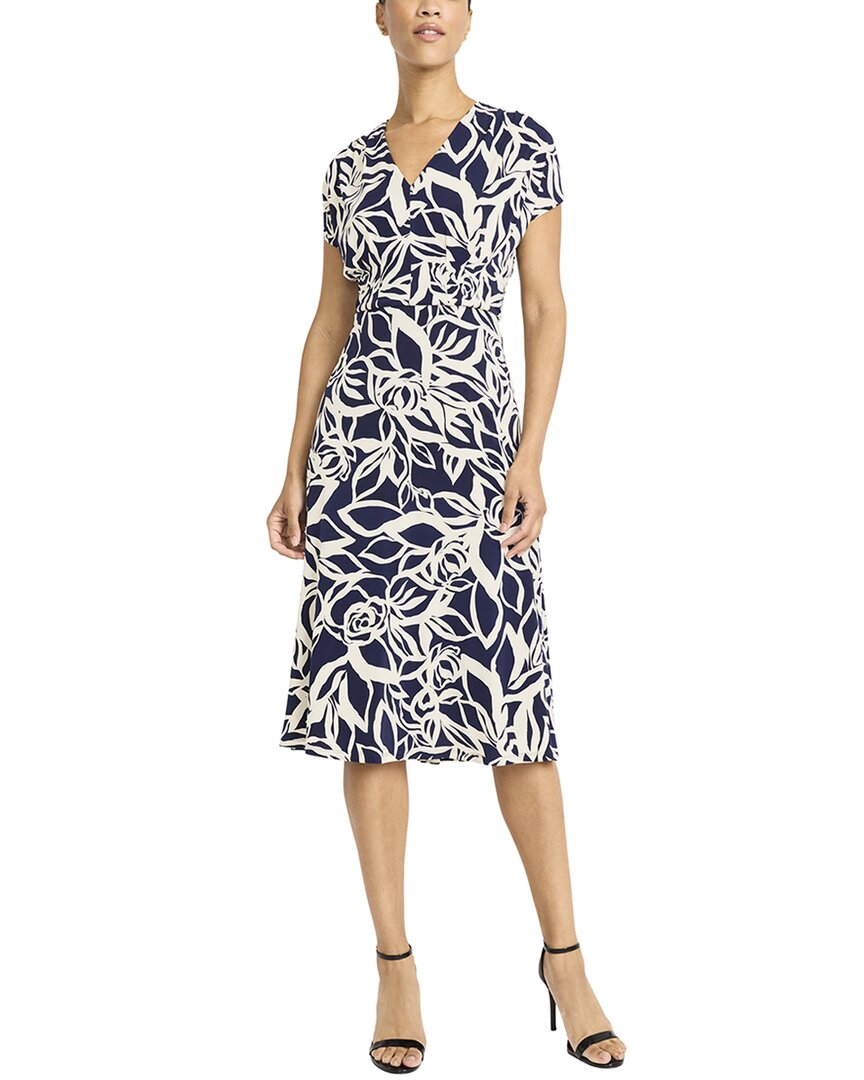 

Платье миди Maggy London, темно-синий/слоновая кость