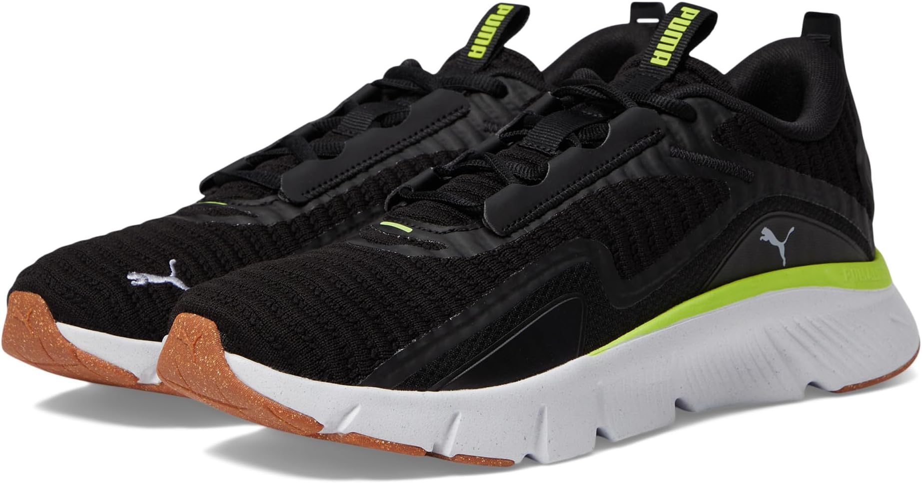 

Кроссовки PUMA Flexfocus Lite Modern, цвет PUMA Black/Lime Pow