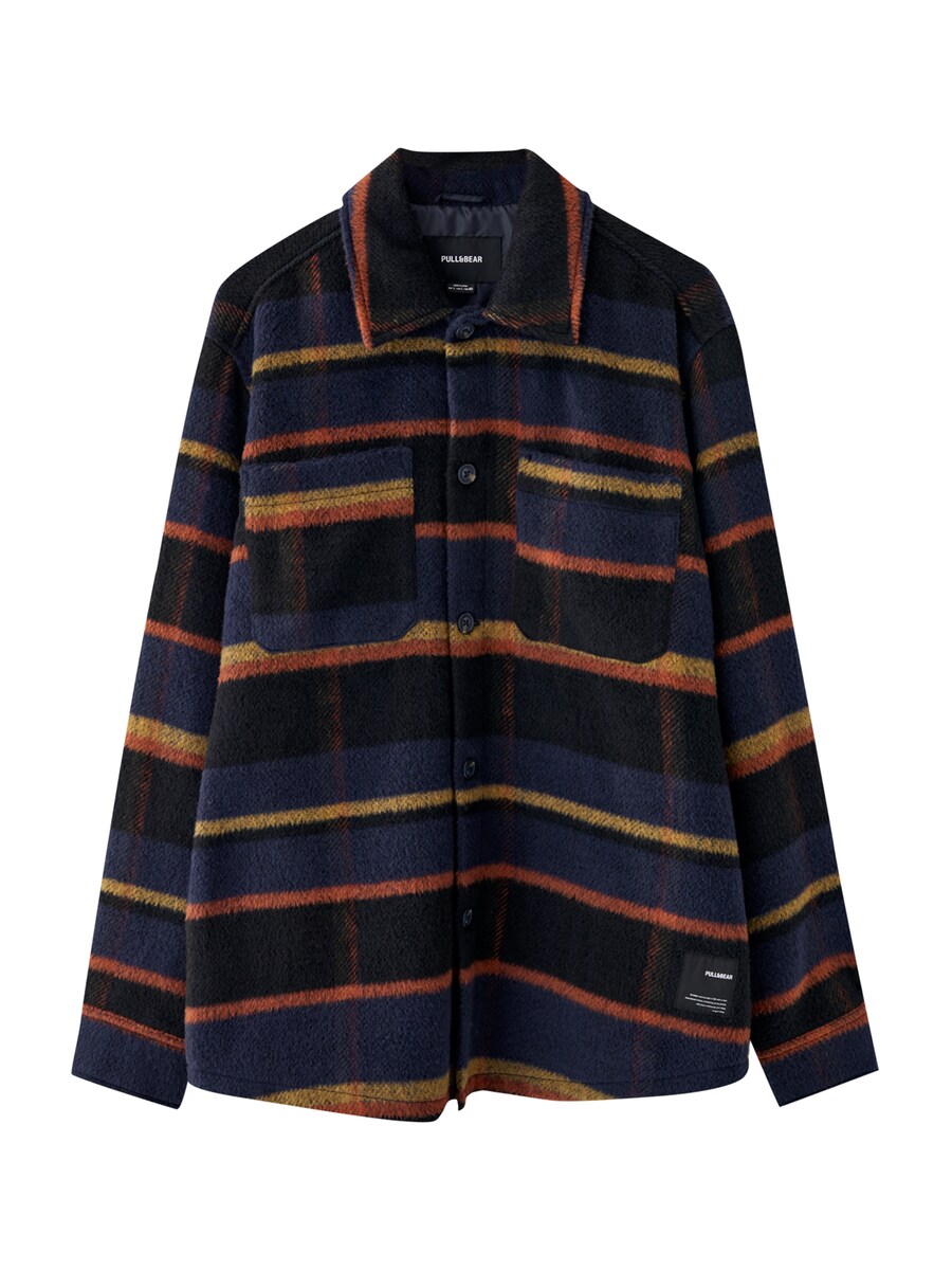 

Межсезонная куртка Pull&Bear, темно-синий