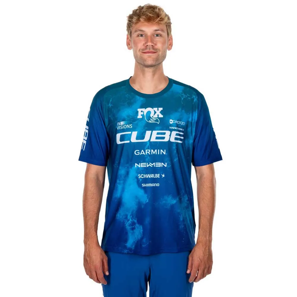 

Джерси эндуро с коротким рукавом Cube Actionteam, синий