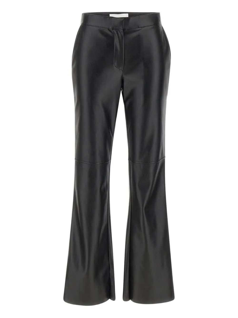 

Клешевые брюки из искусственной кожи kaos, черный