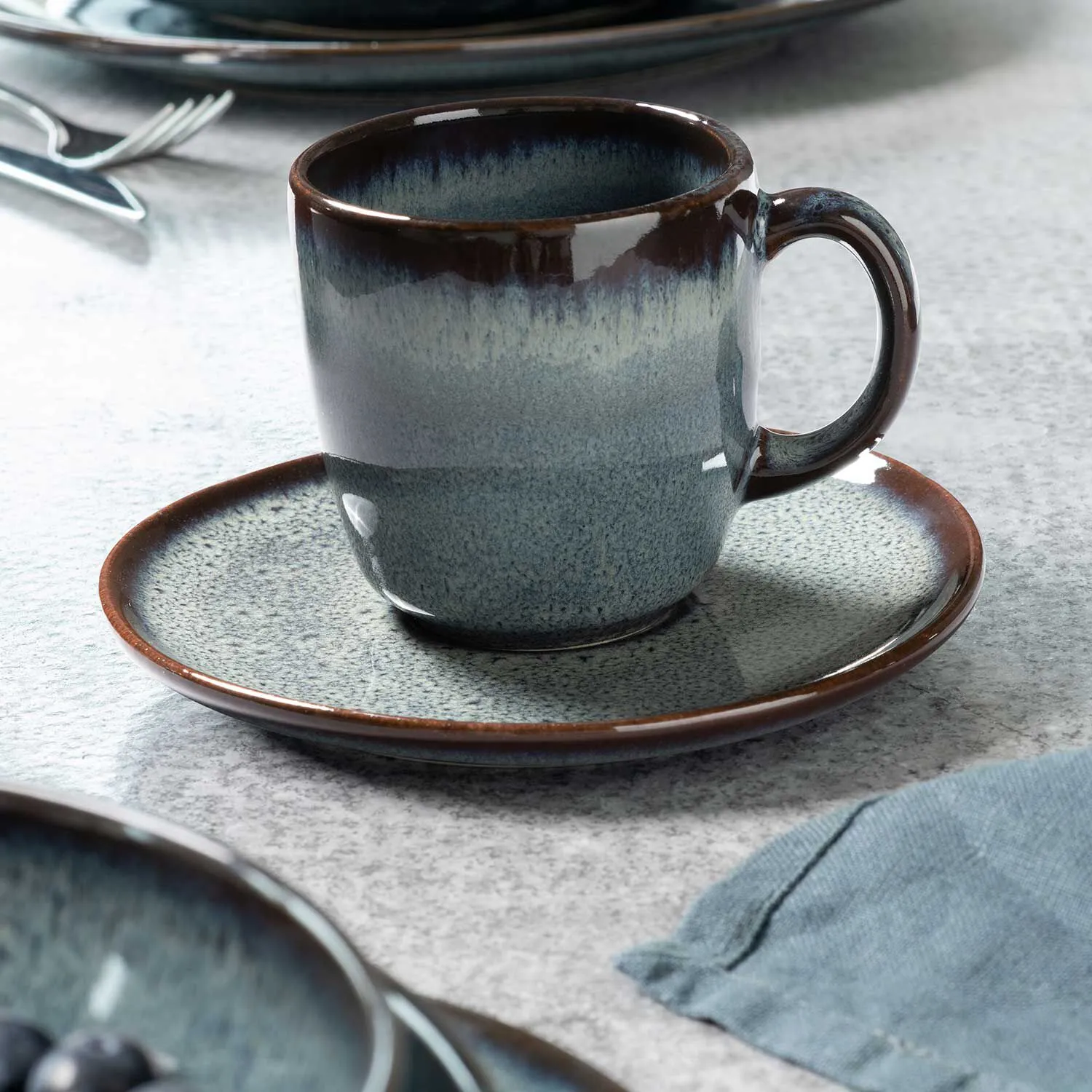 

Блюдце для кофе лаве Like. by Villeroy & Boch, серый