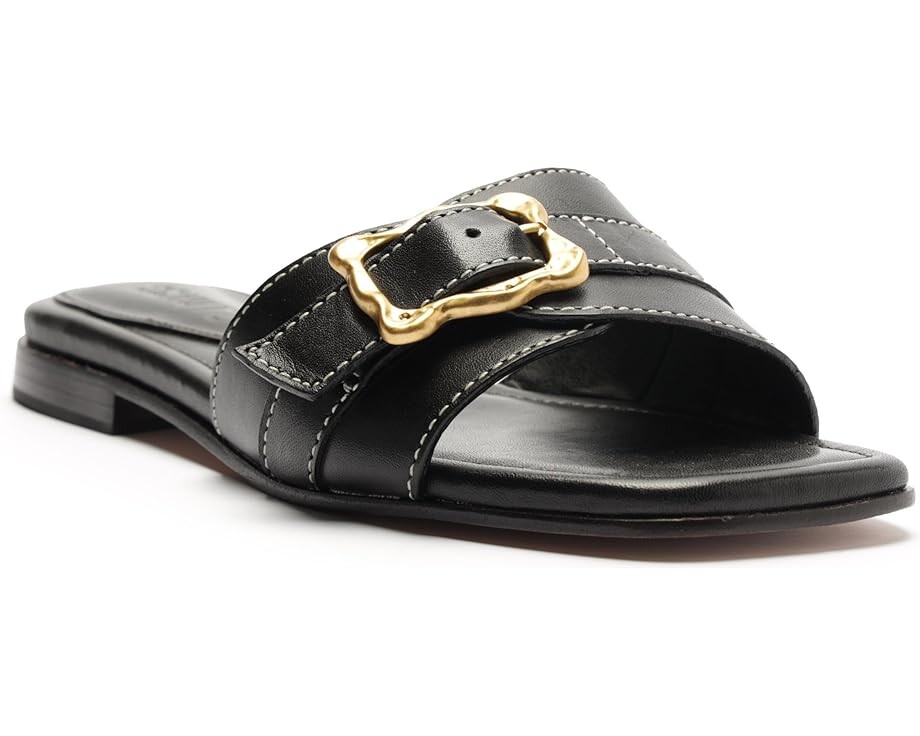 Сандалии Schutz Wavy Flat, черный