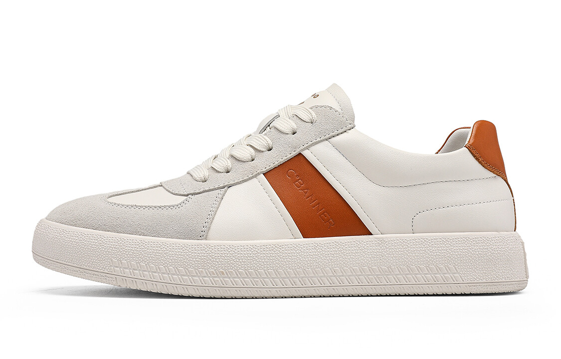 

Кроссовки C°BANNER Lifestyle Shoes Men Low-top White/Brown, коричневый