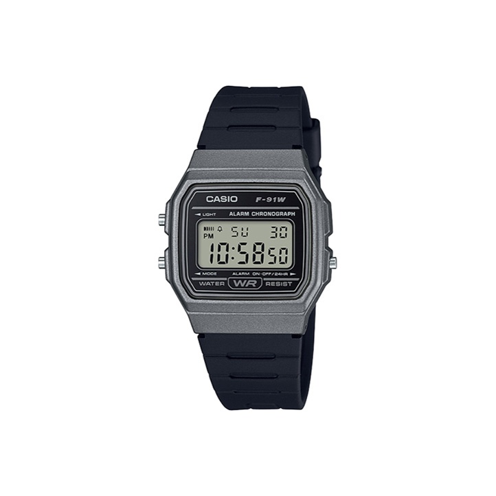 

CASIO Часы Men Standard Series Black Watch F-91WM-1B