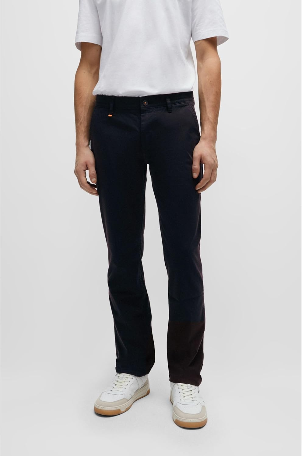 Брюки BOSS мужские Slim Fit, Charcoal Satin — фото 4