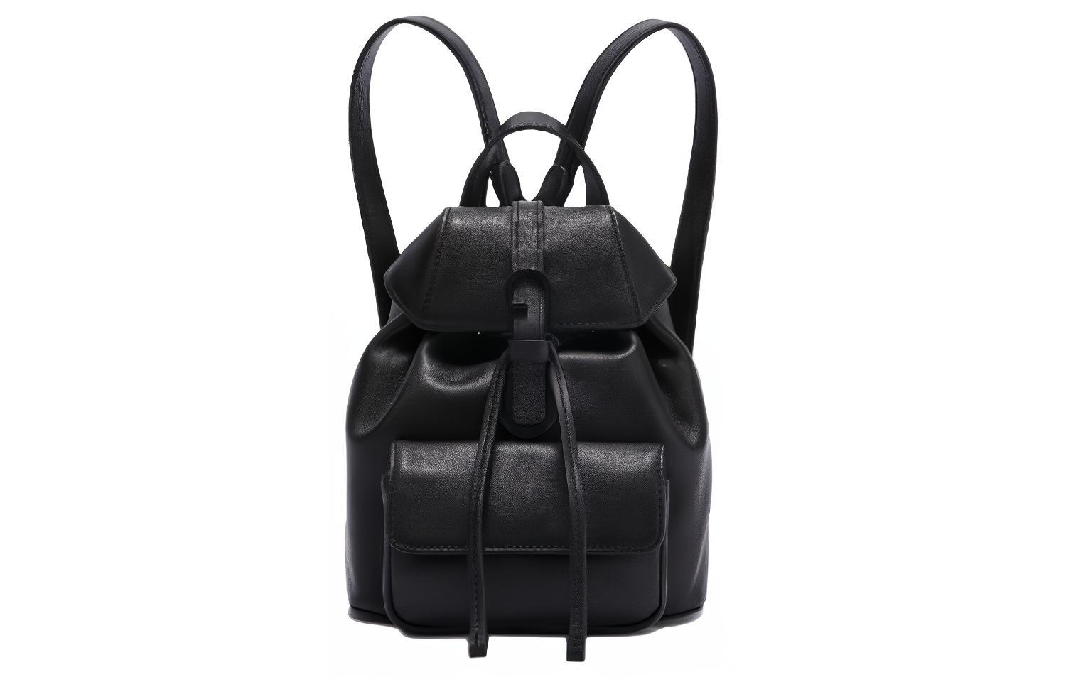 

Furla Мини-рюкзак из телячьей кожи, женский, черный