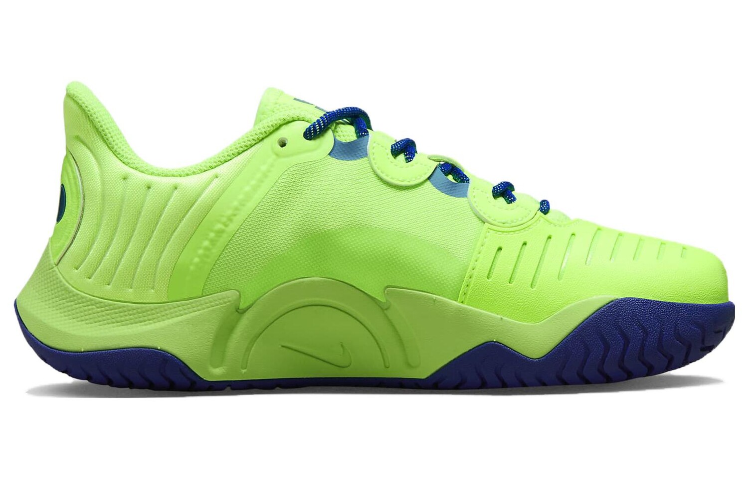 Теннисные кроссовки Nike Air Zoom GP для женщин, Lime Blast/Indigo Force/Noise Aqua — фото 2