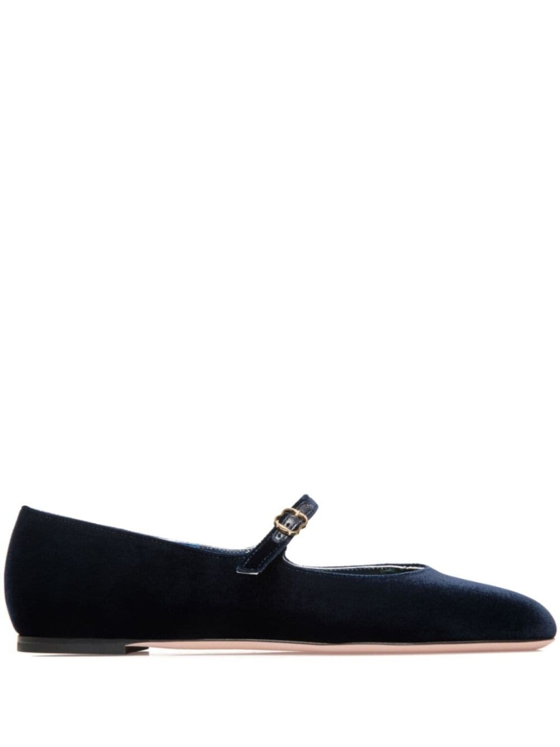 

Bally бархатные балетки, синий