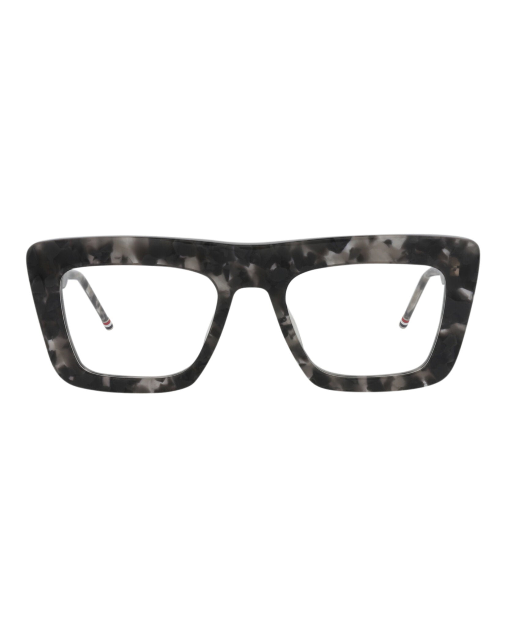 

Оптические оправы из ацетата с квадратной оправой Thom Browne, цвет grey tortoise grey tortoise transparent