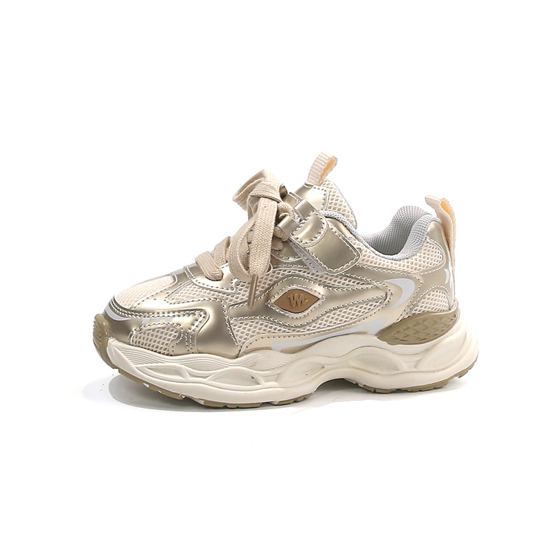 

Противоскользящая дышащая повседневная обувь для детей Tide attack, золотой