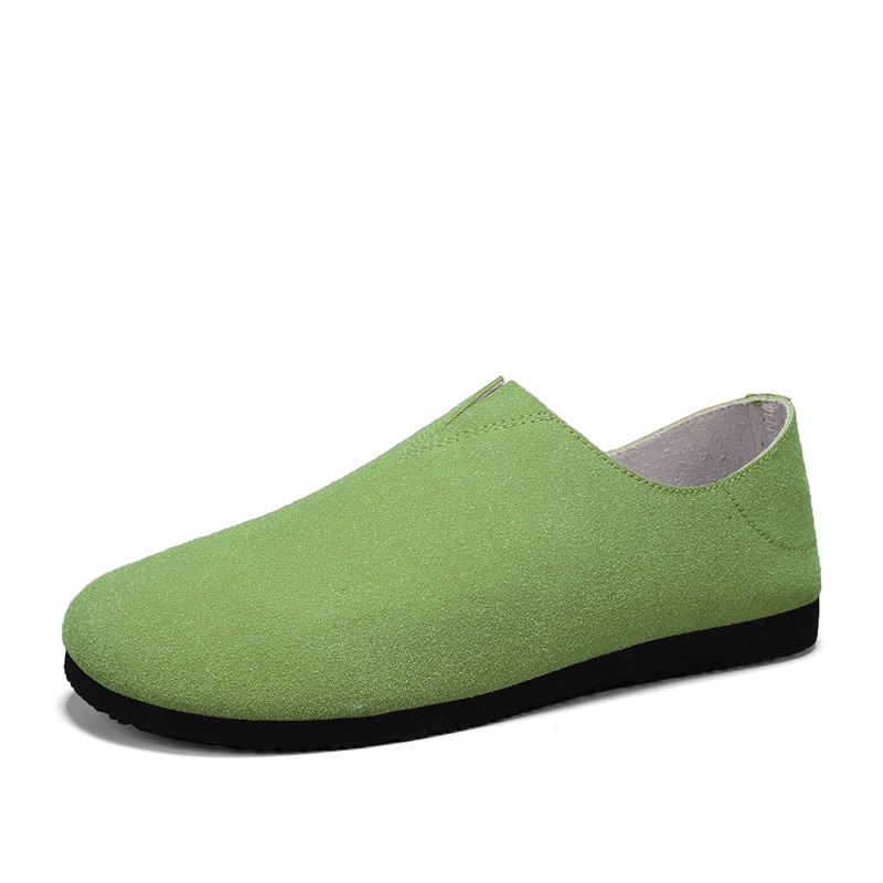 

SHOUBA Низкие повседневные кеды мужские зеленые, цвет Green