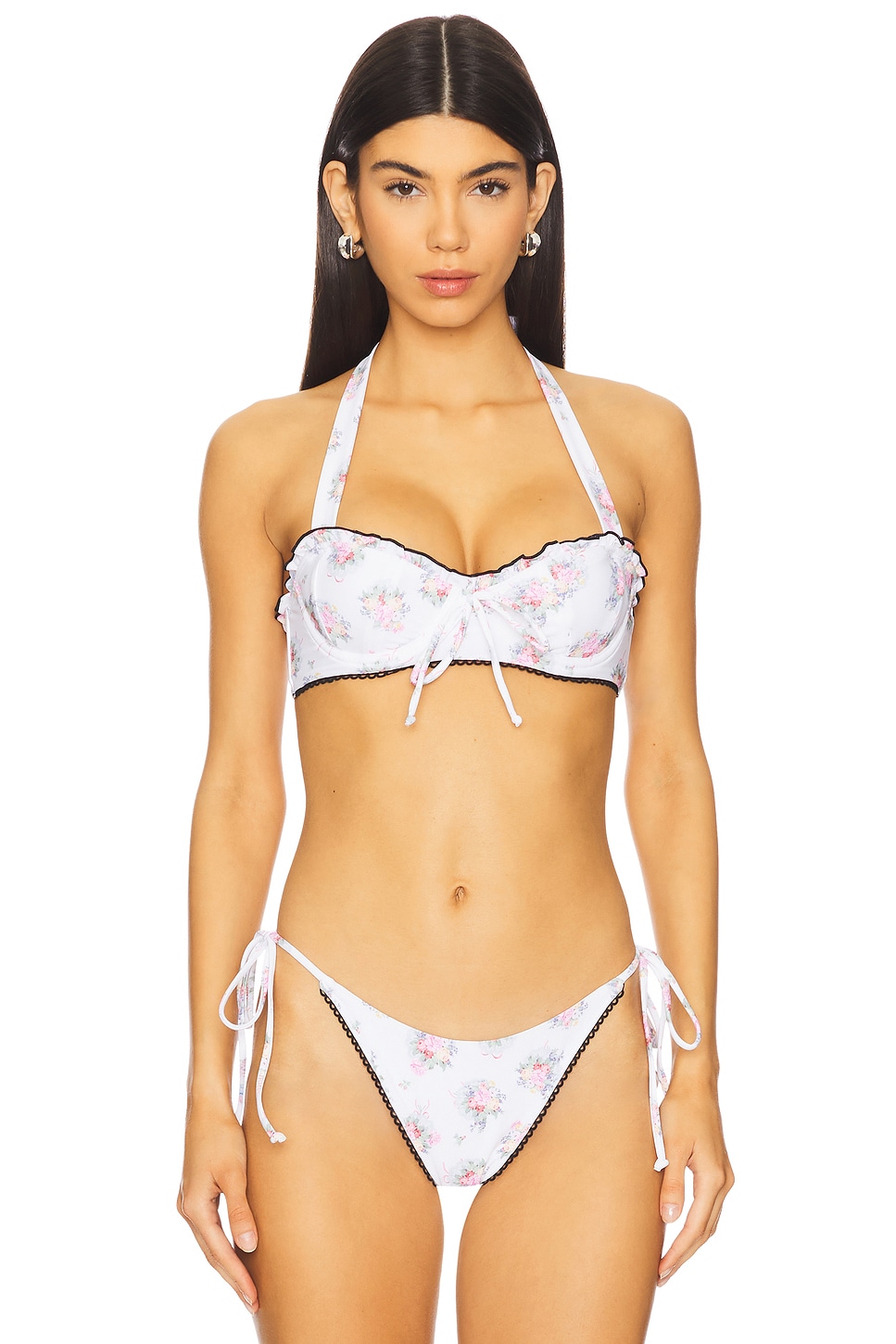 

Бикини-топ "Салфетка" от For Love & Lemons, white