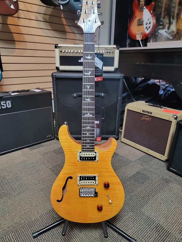 

Электрогитара PRS SE Custom 22 Semi-Hollow - Santana Yellow