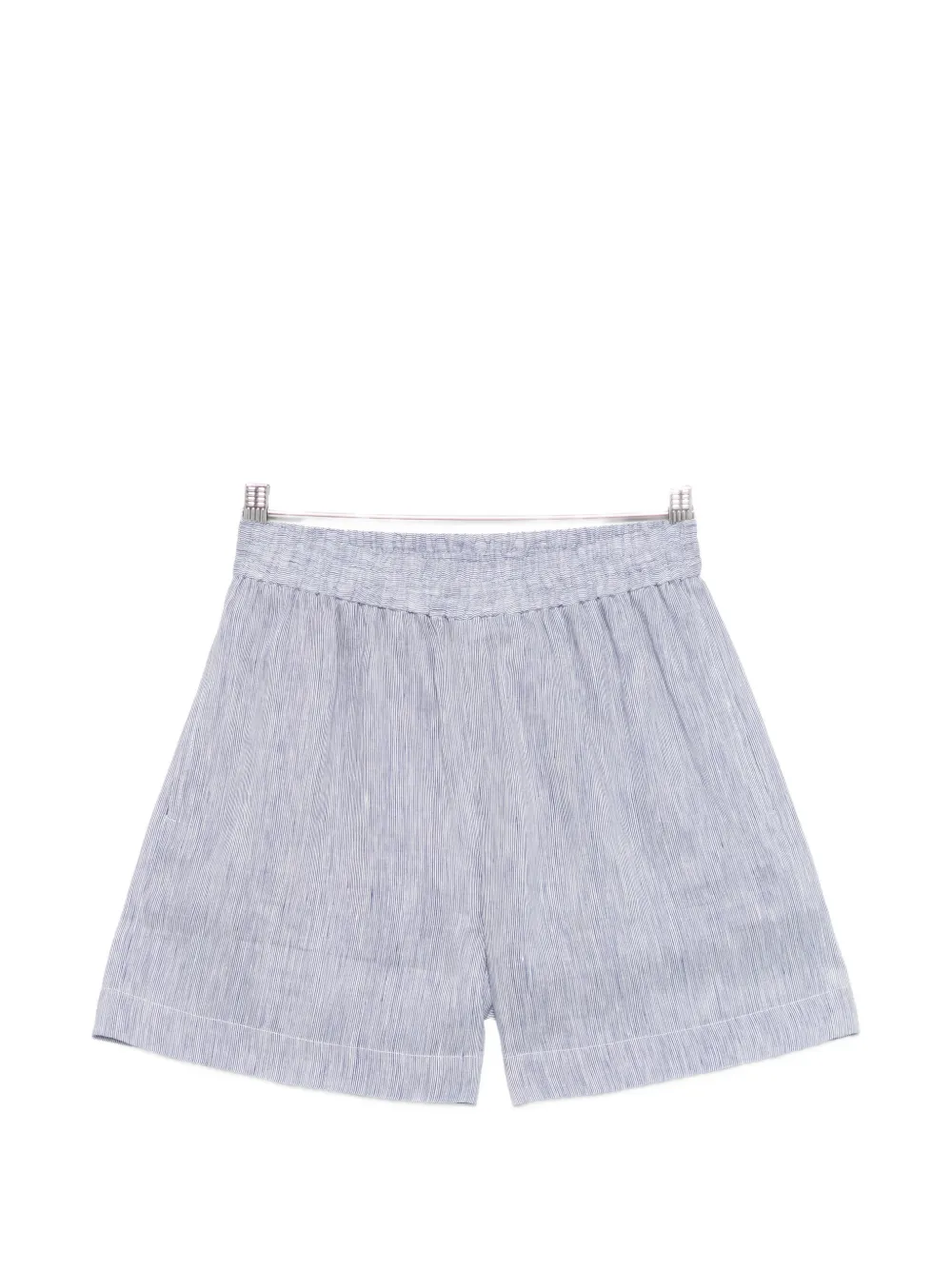 

Шорты в полоску на резинке Brunello Cucinelli, белый