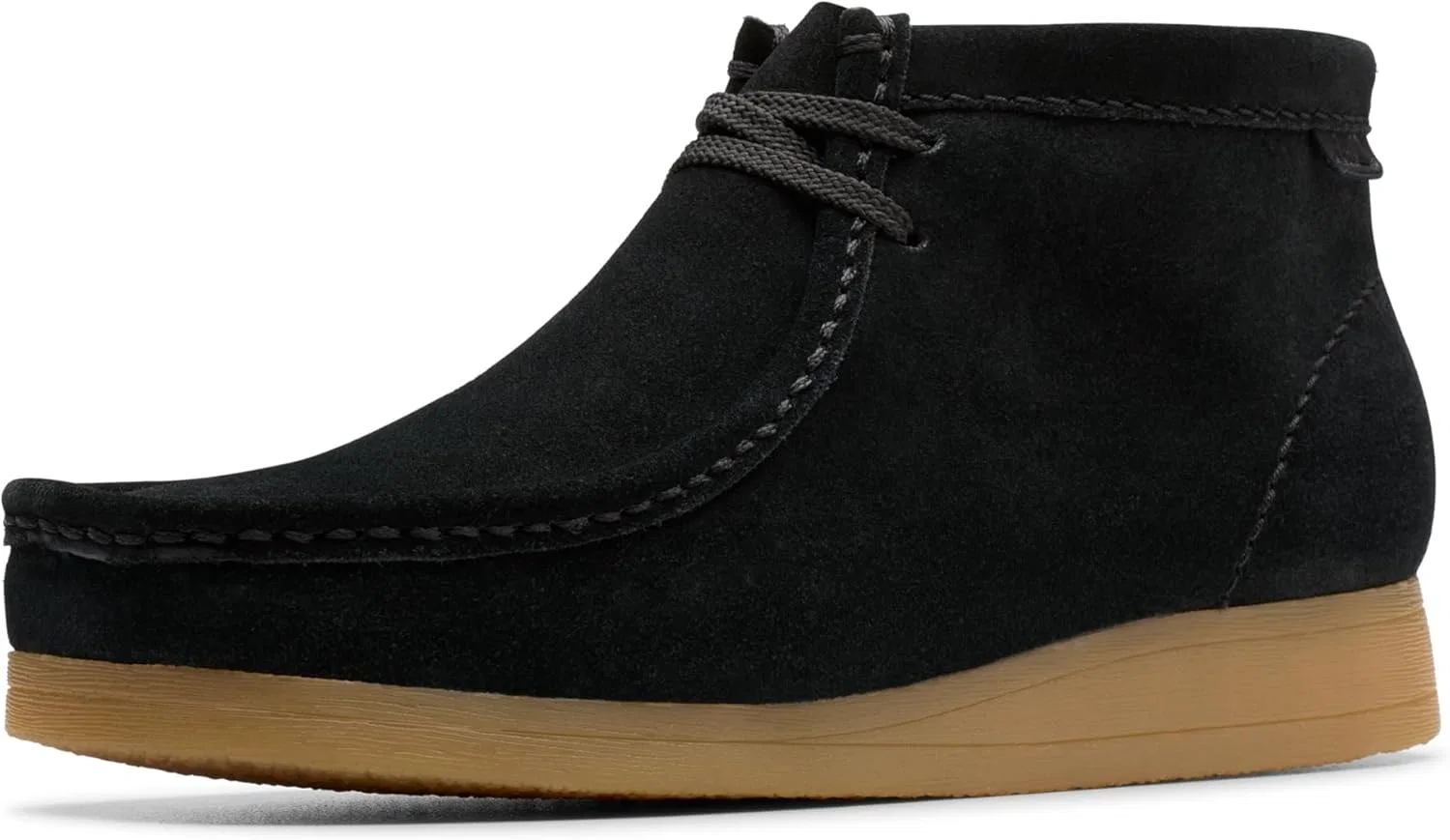 Мужские ботинки Clarks Wallaston Oxford, Black (Black Suede)