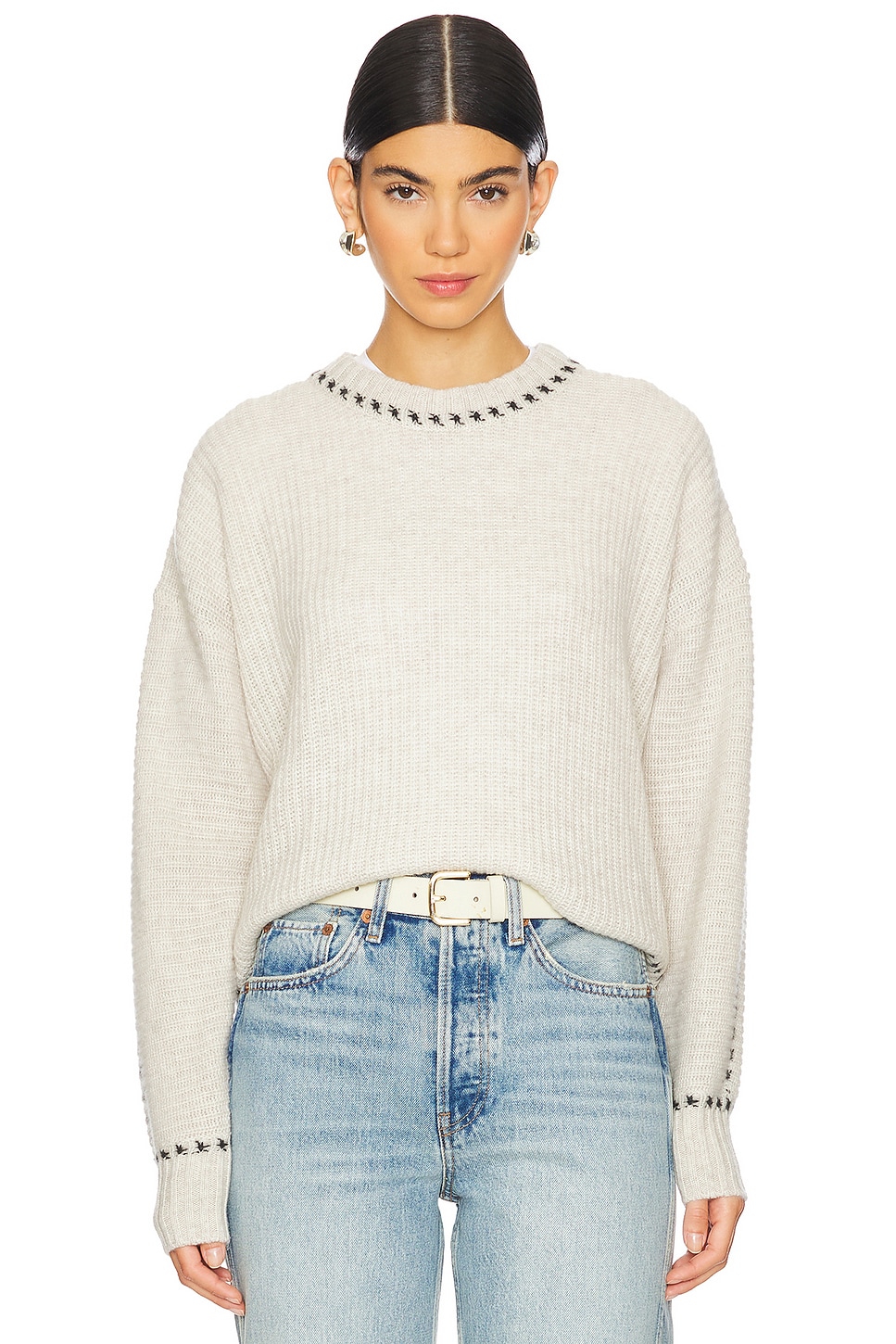 

Вышитый жакет с контрастной строчкой Autumn Cashmere, зеленый