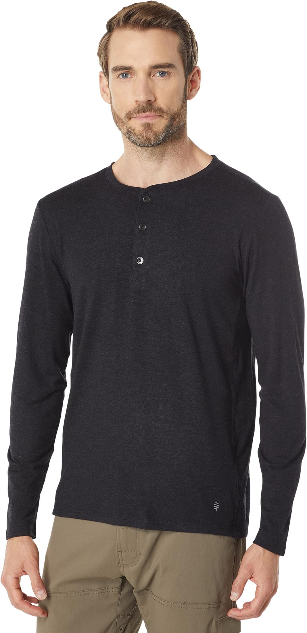 

Лонгслив Royal Robbins Venturelayer 200 Henley Long Sleeve, цвет Jet Black Heather