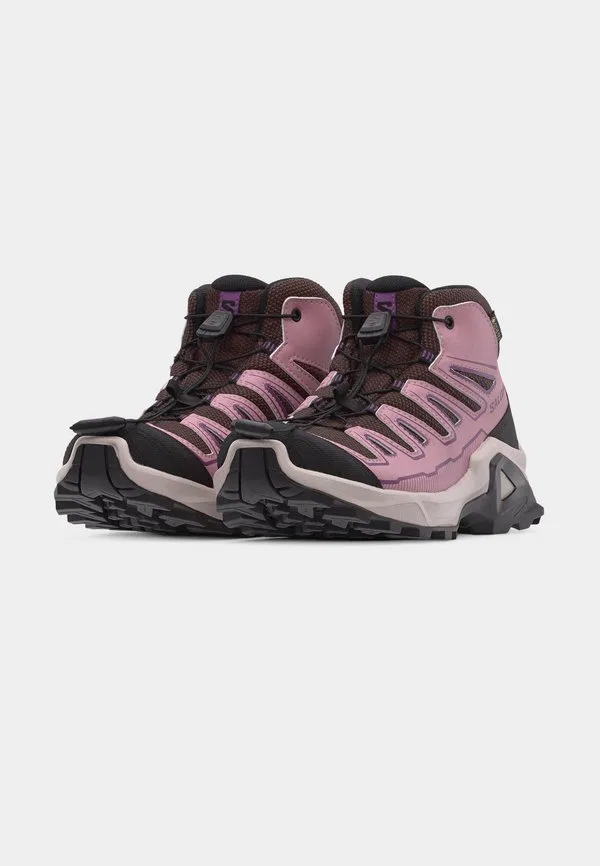 X ultra mid gtx походные ботинки Salomon, Huckleberry/Dawn Pink/Concord Grape — фото 3