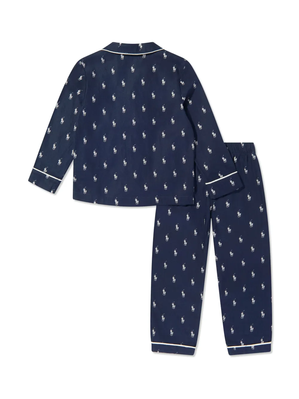 Пижама с логотипом POLO RALPH LAUREN KIDS, синий — фото 4
