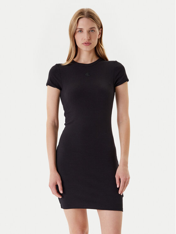 

Платье облегающего кроя для повседневной носки LV047B266G Calvin Klein Jeans, черный