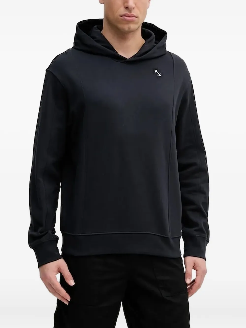 

Толстовка с вышитым логотипом Armani Exchange, синий