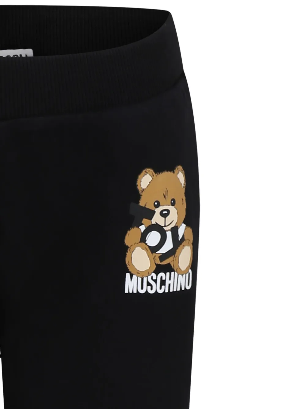 Спортивные брюки с принтом Teddy Bear Moschino Kids, черный — фото 3