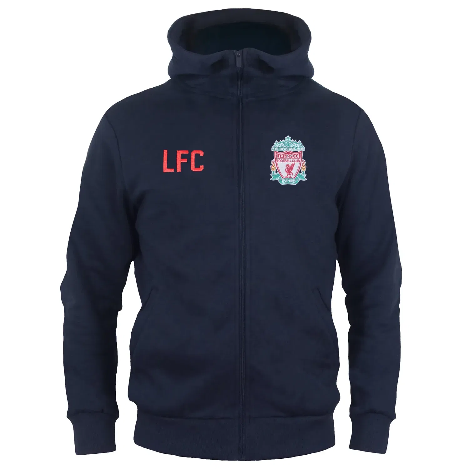 Детская кофта на молнии Liverpool FC, темно-синий