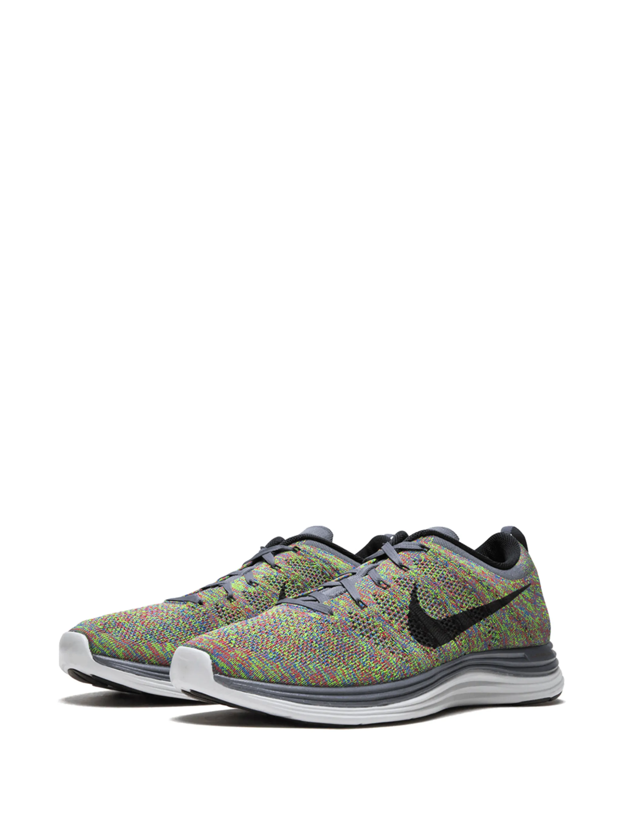Кроссовки Flyknit Lunar 1+ Nike, серый — фото 2