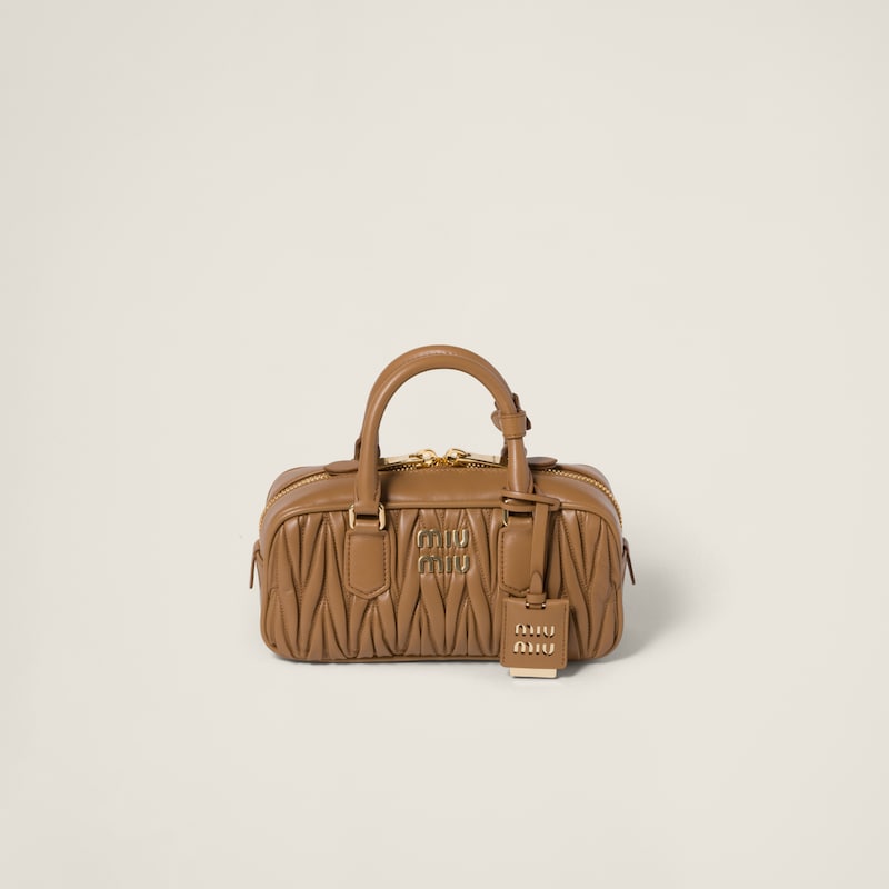 

Сумка Arcadia из стеганой кожи наппа Miu Miu, коричневый