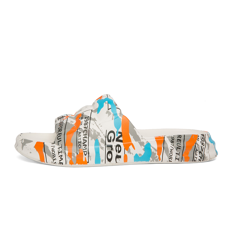 

KLAOSD Скользостойкие износостойкие амортизирующие шлепанцы унисекс белые, цвет White