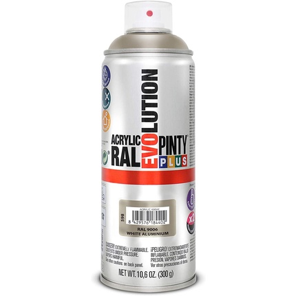 

Pinty Plus - Evolution - Глянец - 400 мл - 598 - Белый алюминий - Ral 9006 Pintyplus