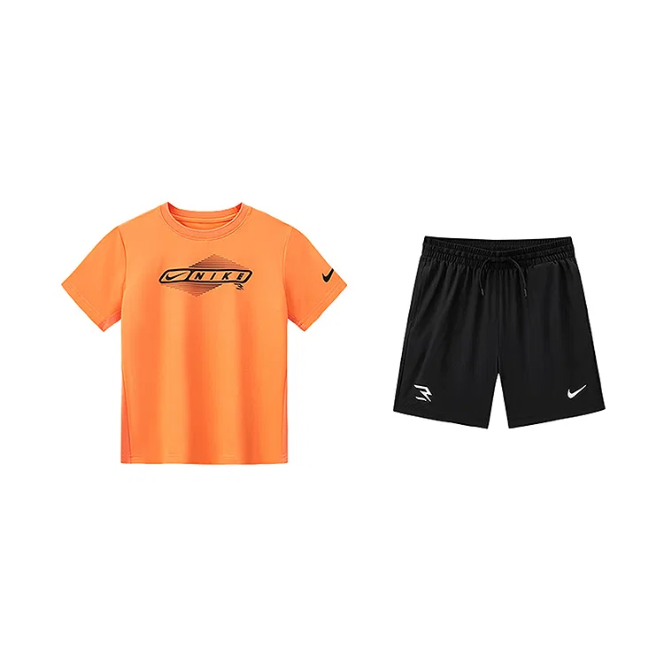 Спортивный костюм для детей Nike Casual Sportswear оранжевый