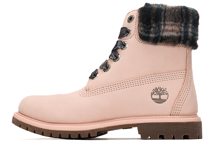 

Ботинки Timberland Lindon Woods 6 Inch Waterproof Boot 'Pink Nubuck And Black Printed Collar' Women's