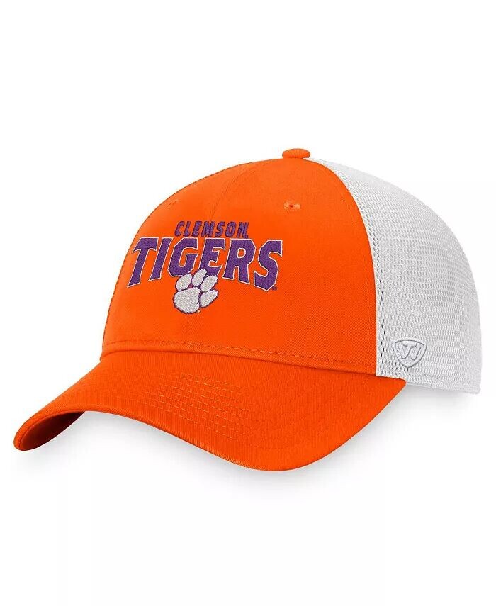 

Мужская оранжевая бейсболка Clemson Tigers Breakout Trucker Snapback Top of the World