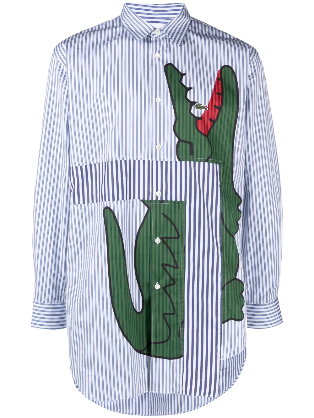 

Рубашка с принтом из коллаборации с Lacoste Comme Des Garçons Shirt, белый